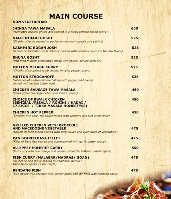 Boardwalk menu 