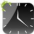 Crystal Black Clock Widget1.7