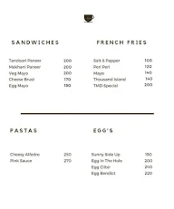 The  Morning Drug Coffee Roasters menu 2