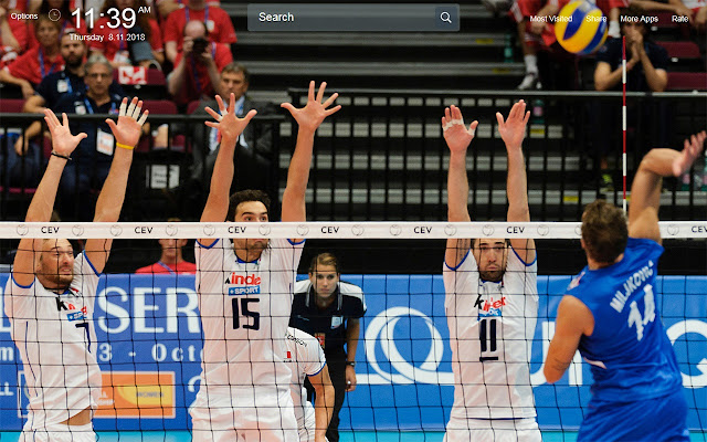 Volleyball Game Wallpapers Theme New Tab