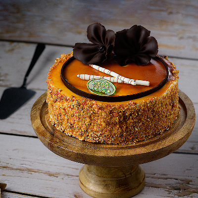 Eggless Caramel Delight Cake (Serves 12) 1 KG