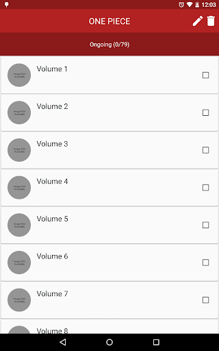 Manga Volume Manager