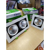 Đèn Led Âm Trần Vuông Spotlight Kingled Đơn, Đôi. Cam Kết Chính Hãng Bảo Hành 2 Năm