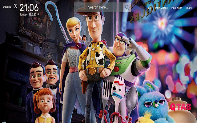 Toy Story 4 Wallpapers HD Theme