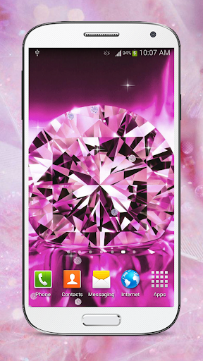 Shiny Diamonds Live Wallpaper