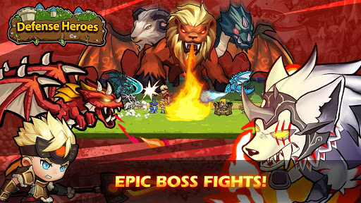 Defense Heroes: Defender War Tower Defense Offline screenshots 12