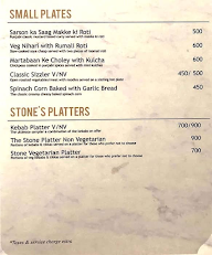 Stone menu 4