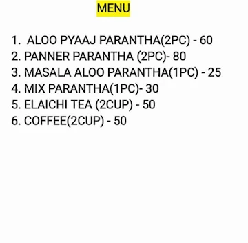 Didi Da Dhaba menu 