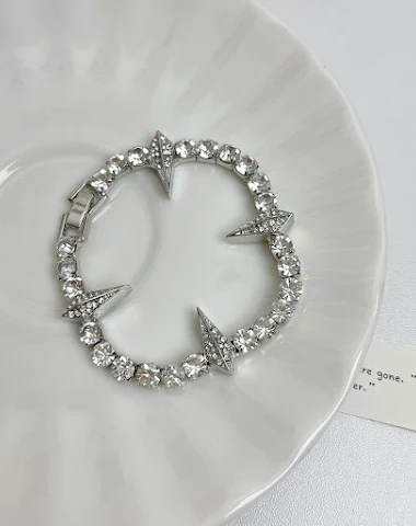 Collier chaîne tennis diamants comp - 3