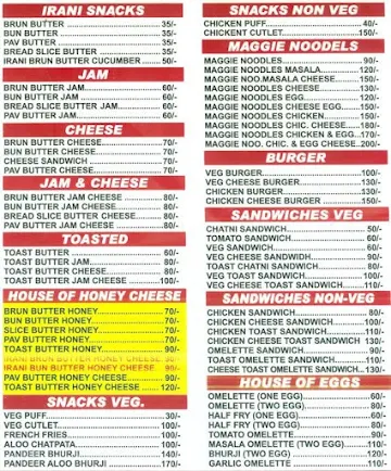 Koolar & Co menu 