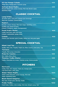 Waves Bar & Lounge, Ramada menu 3