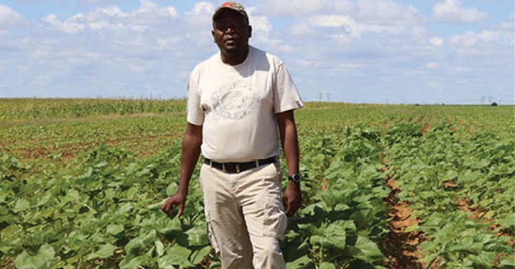 Happy Letsitsa is the proud owner of Nooitgedacht farm in the Free State.