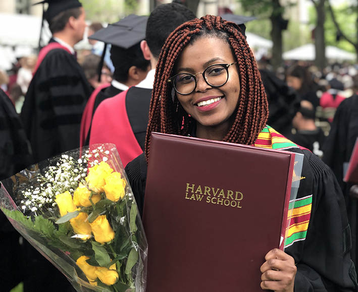 Young EC legal eagle graduates from Harvard Law School