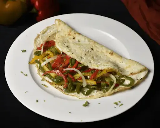 Eggwhite Omelette With Sauteed Bell Peppers