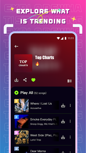 Screenshot MP3 Music Player App: xSound