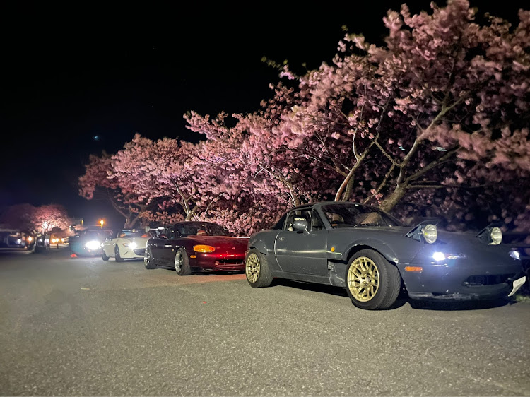 ロードスターのNB ロードスター・NDロードスター・IS250・夜桜・ナイトツーリングに関するカスタム事例の投稿画像1枚目
