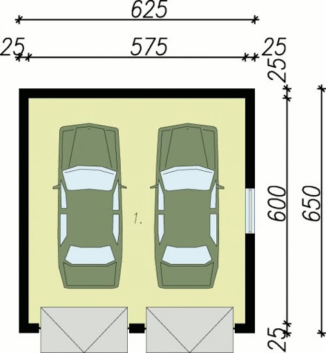 G27 - Rzut garażu