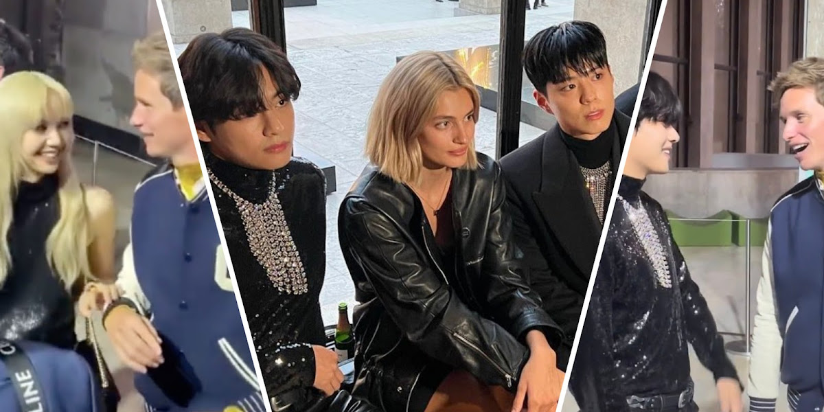 LaLisa, BTS's V, And Actor Park Bo Gum Grace Celine's Fashion Show