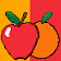 Adding apples and oranges icon