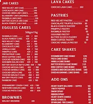 Sprinkles And Sparkles menu 1