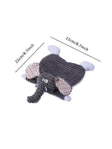 Title 6, Pet Stuffed Toy Fox Elephant with sound paper b...
