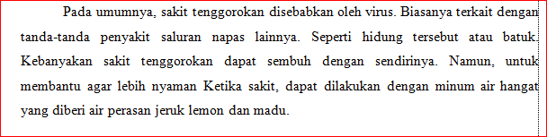 Simpulan paragraf tersebut yang tepat adalah….