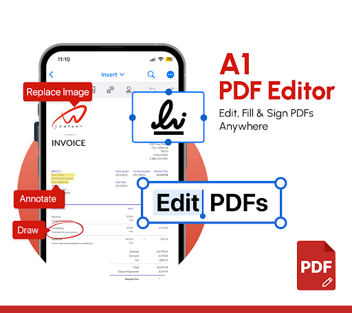 Screenshot PDF Editor: Edit PDF, Sign PDF