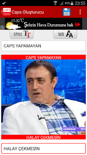 Caps Oluşturucu