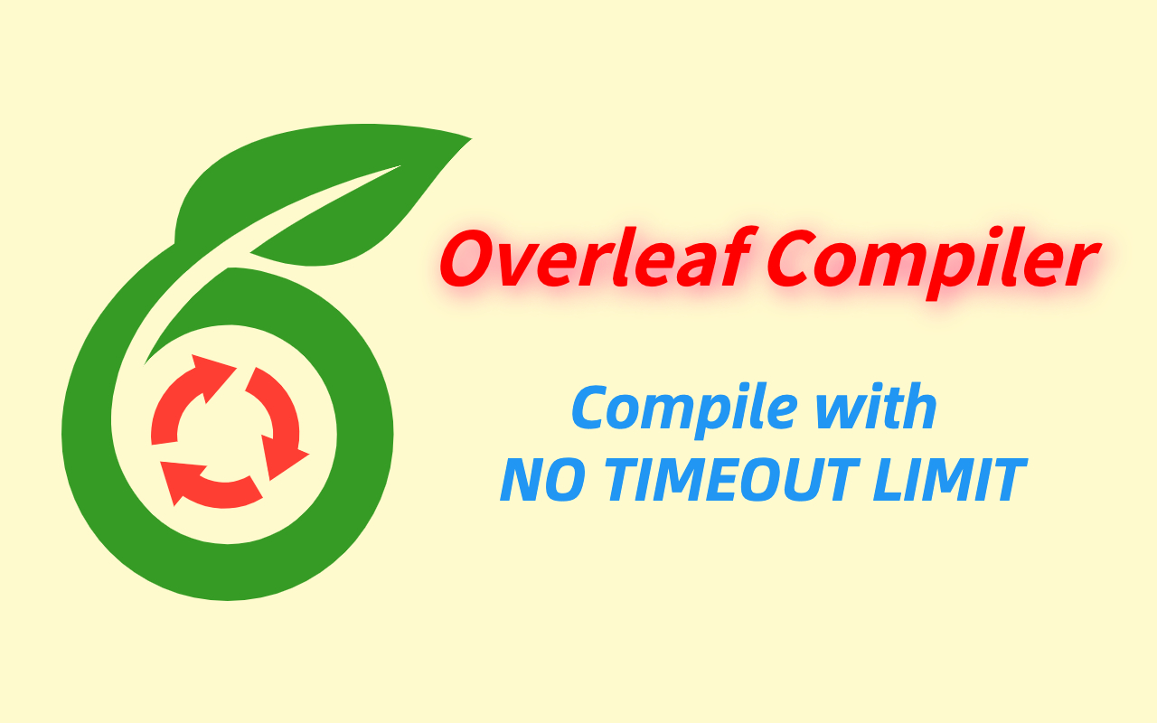 Overleaf Compiler - NO TIMEOUT LIMIT Preview image 3