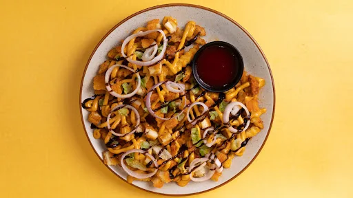 Paneer Loaded Crinkle Fries