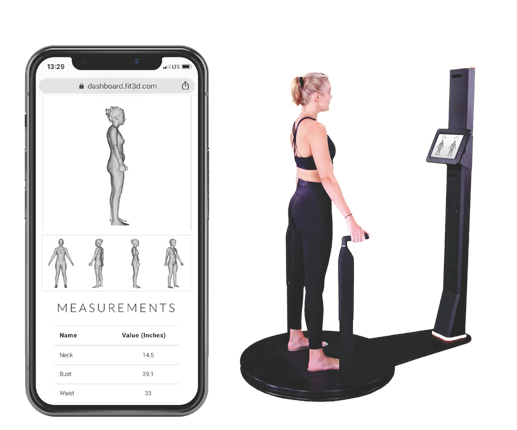 AI-Powered Body Scanners : FitMe 3D Body Scanner