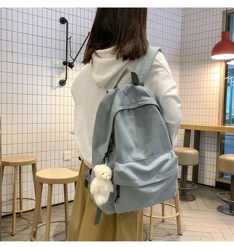 Sac à dos léger et simple, unisexe