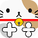 Calculator of cute cat icon