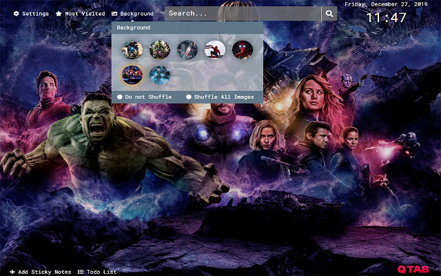 Marvel Movie Wallpapers HD New Tab Theme