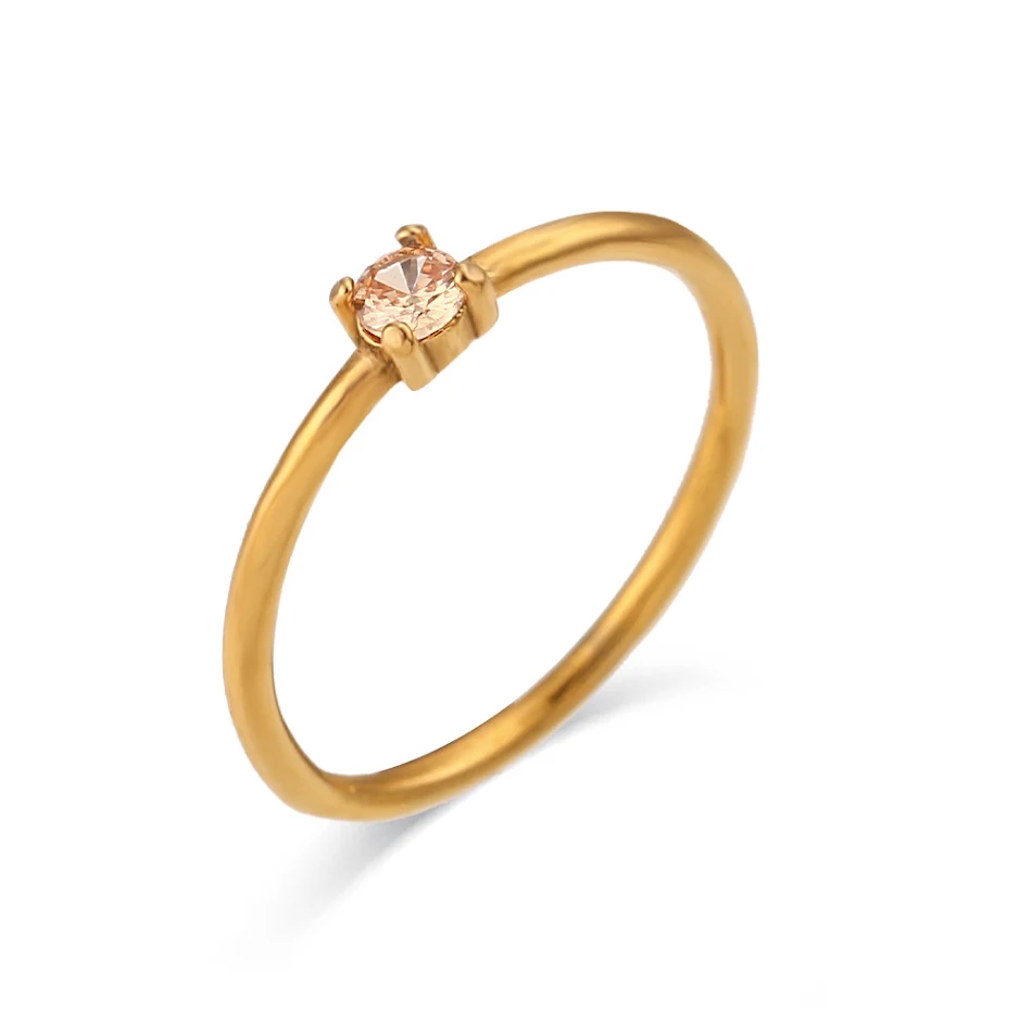 Mode, eenvoudige en lichte luxe verjaardagsring, een stijlvol accessoire om je speciale dag te vieren, ideaal om cadeau te geven.