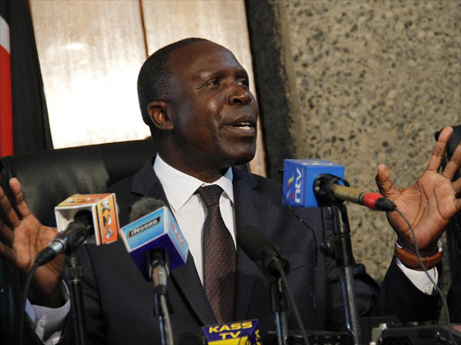 Agriculture CS Willy Bett during a press conference on June 30 /MONICAH MWANGI