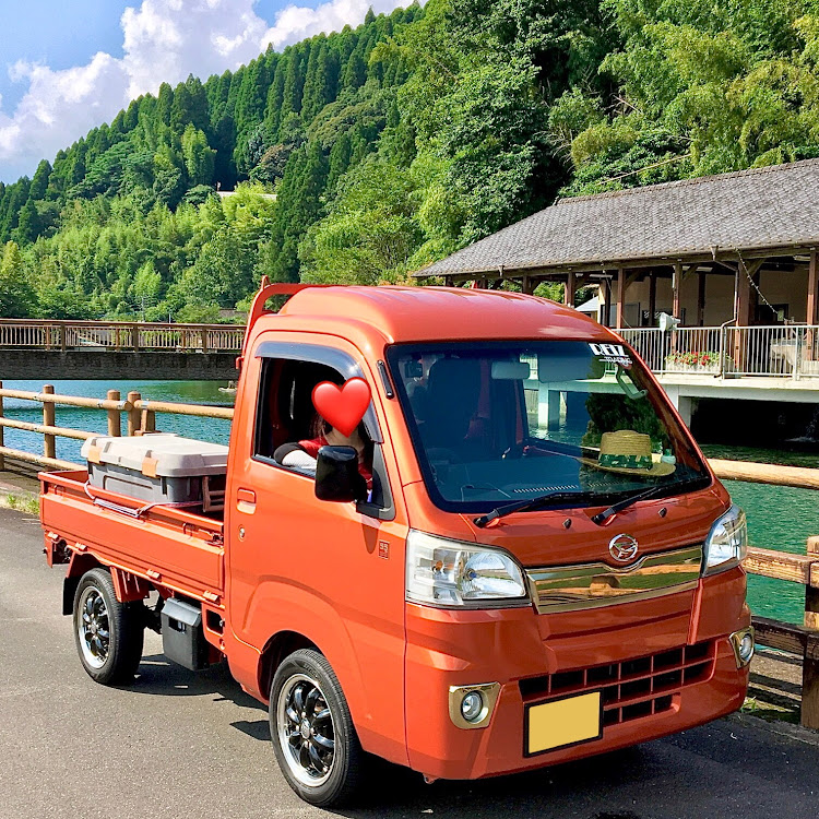 ハイゼットトラックのハイゼットトラック・宮崎・鹿児島・軽トラ女子・竹中池そうめん流しに関するカスタム事例の投稿画像3枚目