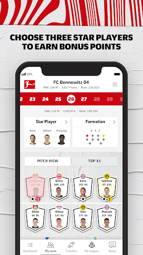 Screenshot Bundesliga Fantasy Manager