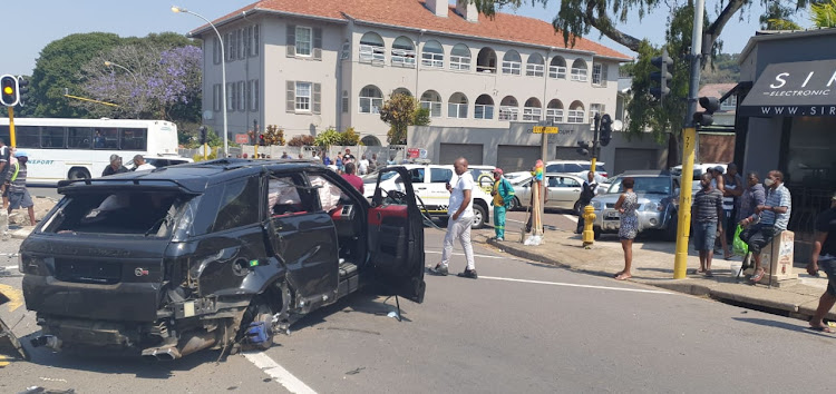 A pedestrian has been killed and three people injured in an accident in Durban.