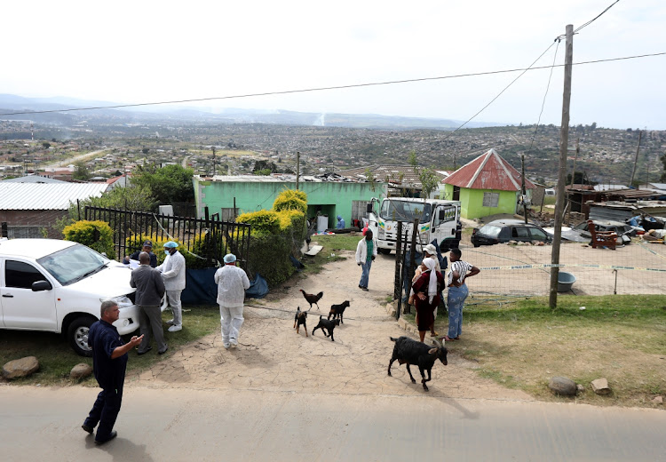 Ten members of the Memela family were shot dead at Imbali Unit 14. Five others survived.