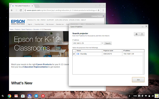Epson iProjection screenshot 2
