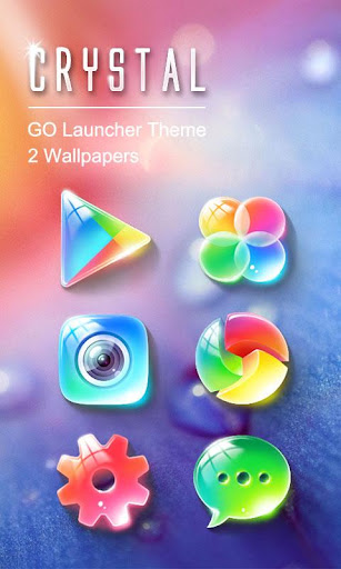 Crystal GO Launcher Theme