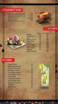 Aarohi's Pokket Cafe menu 5