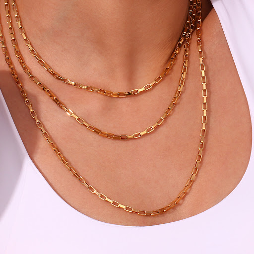 Title 8, 18K Gold Plated Waist Chain Set with Bracelet a...