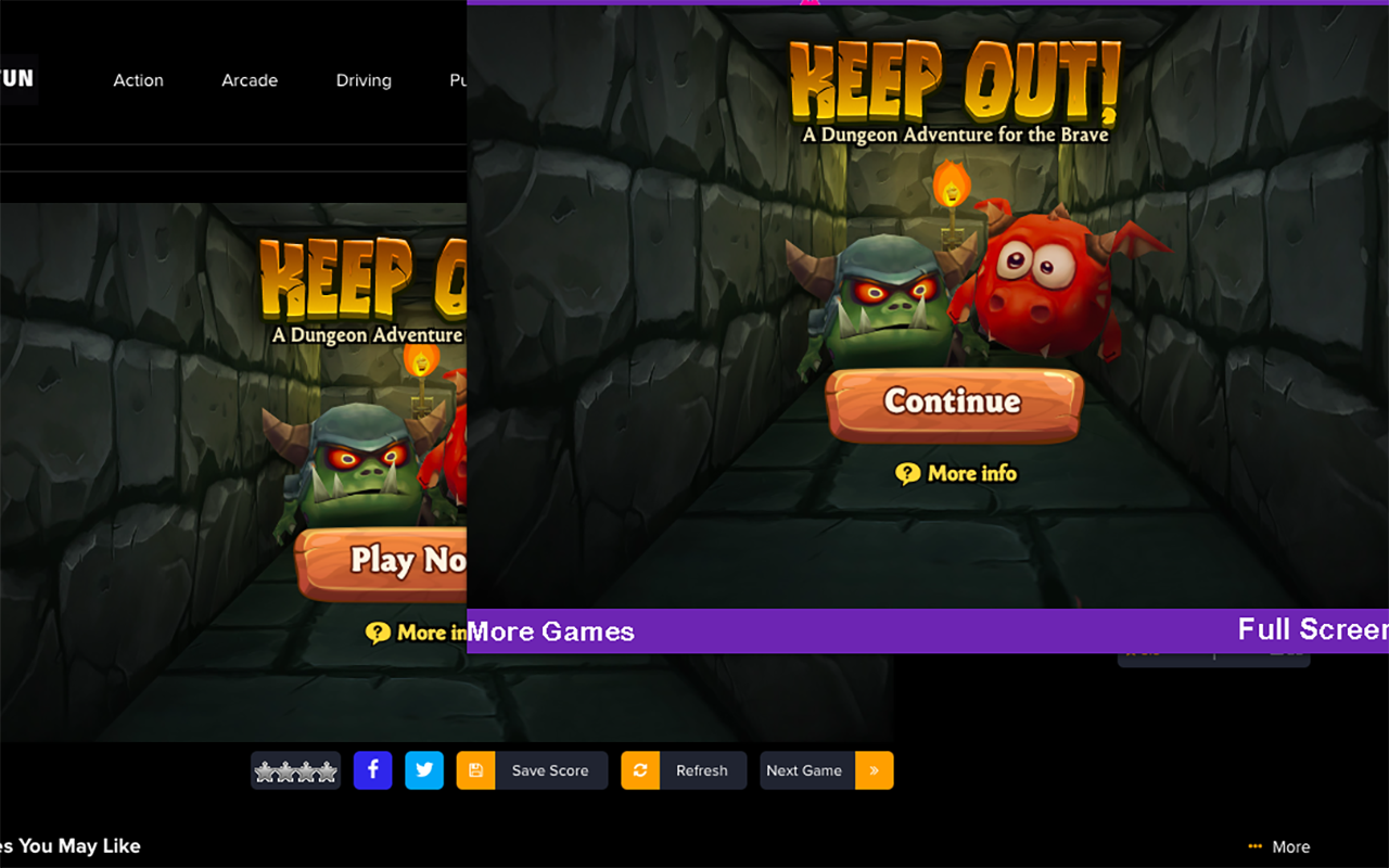 Keep Out - Html5 Game Preview image 1