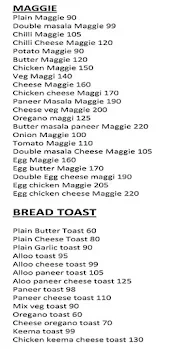 Shiney Breack Fast menu 3