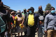 ANC deputy president David Mabuza on the campaign trail in QwaQwa. Free State.