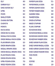 Sri Sairam Parlour 24/7 menu 4