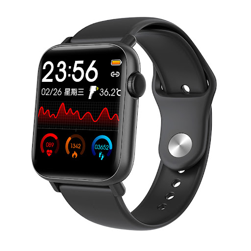 Title 5, QS19 Smart Bracelet Heart Rate Blood Pressure M...