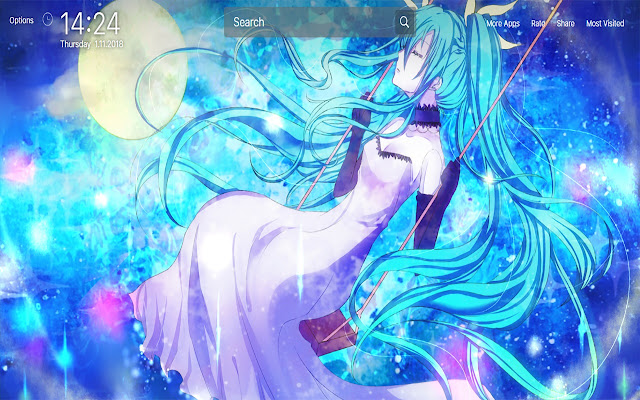 Hatsune Miku Wallpapers for New Tab 